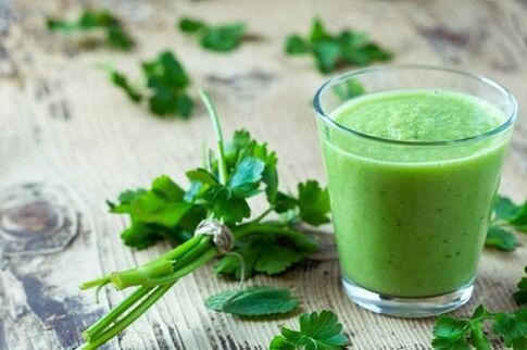 Parsley juice restores impaired urination due to prostatitis